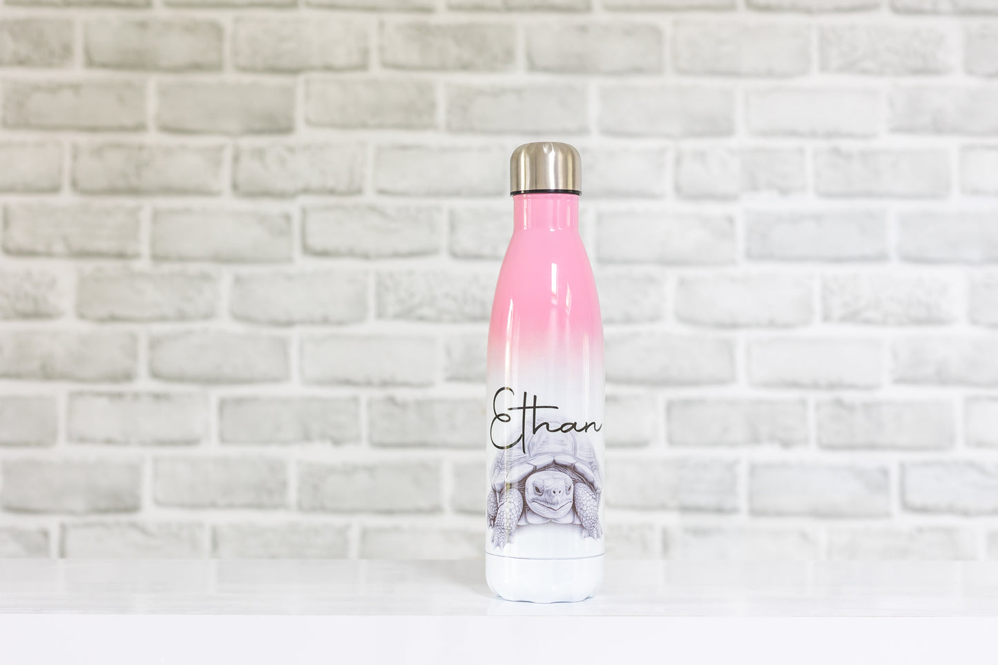 Tortoise Water Bottle l Personalised Tortoise Gift
