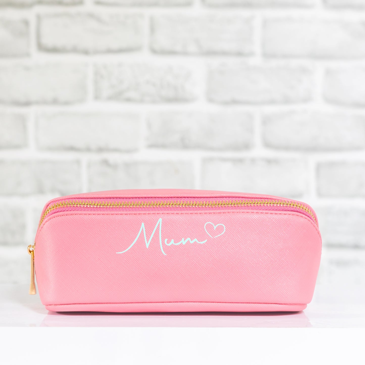 Lay Flat Make Up Bag | Personalised Open Out Cosmetic Bag