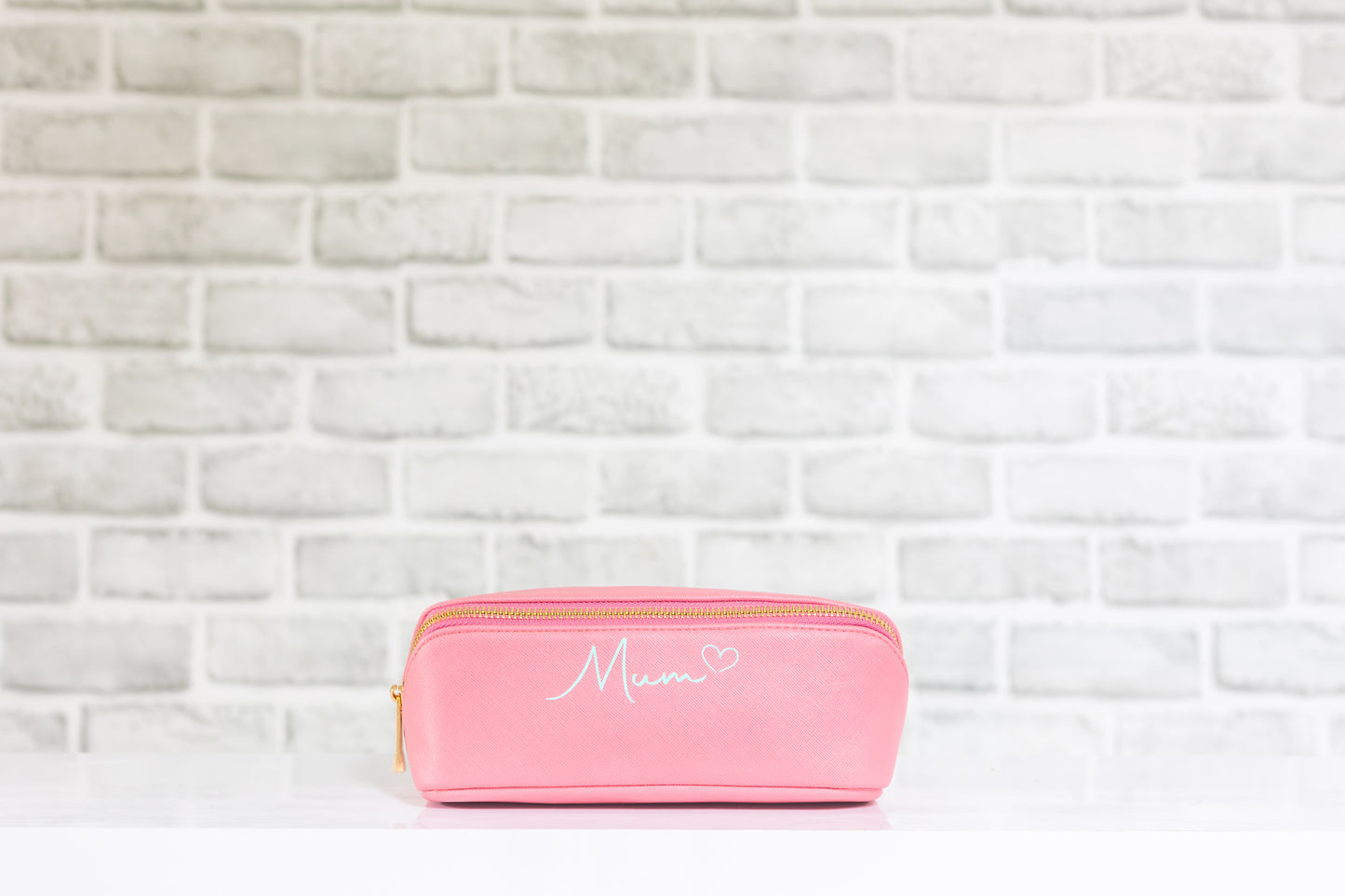 Lay Flat Make Up Bag | Personalised Open Out Cosmetic Bag