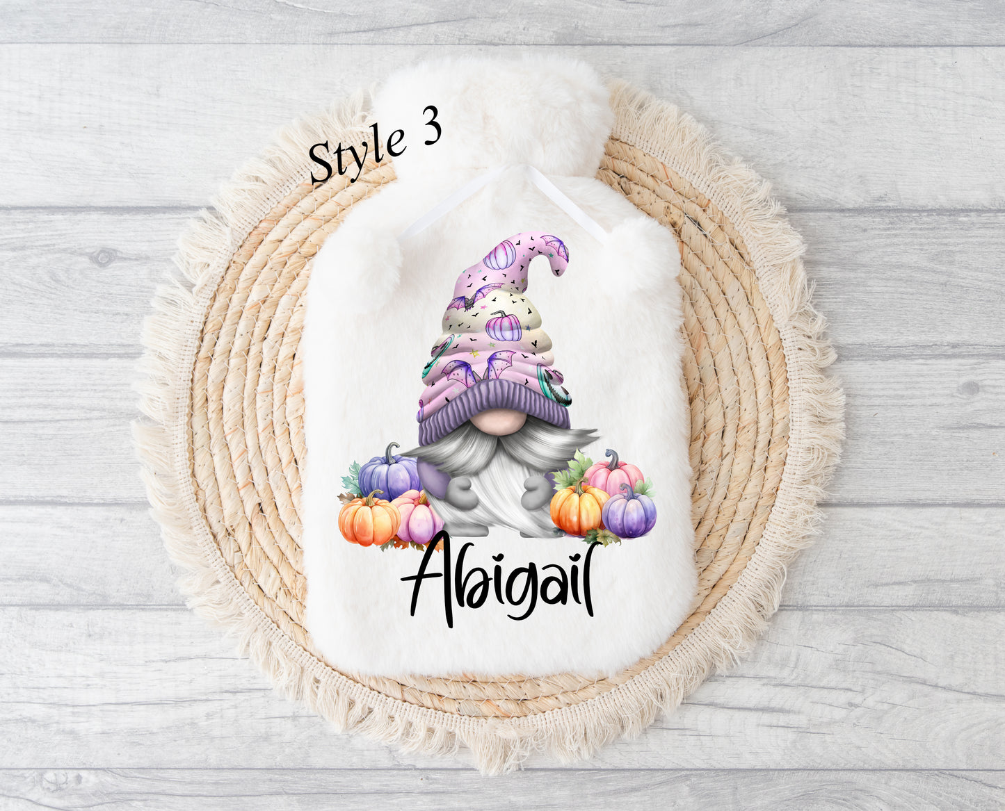 Halloween Gonk Hot Water Bottle| Personalised Gonk Gift