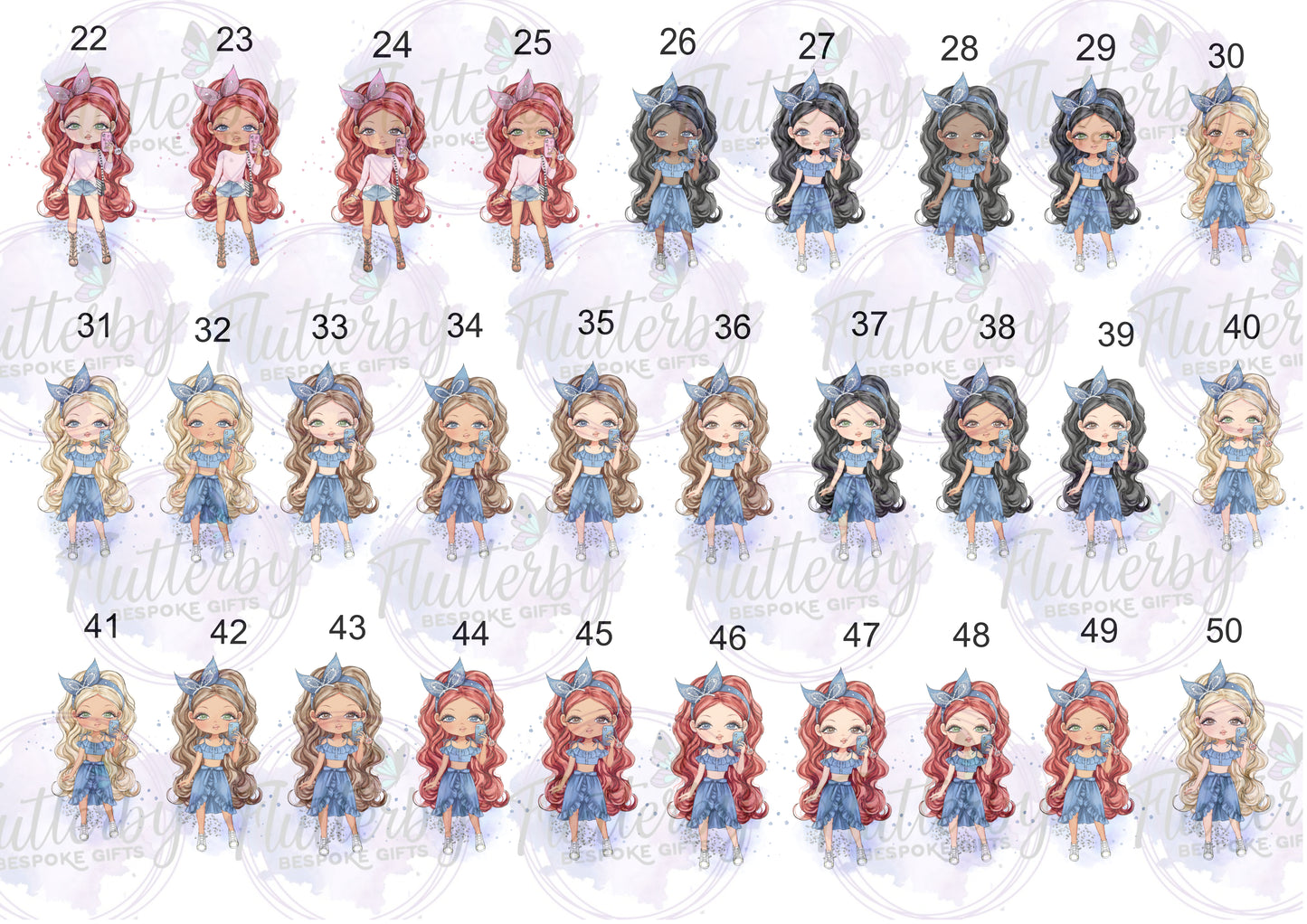 Personalised Girls Velvet Jewellery Box