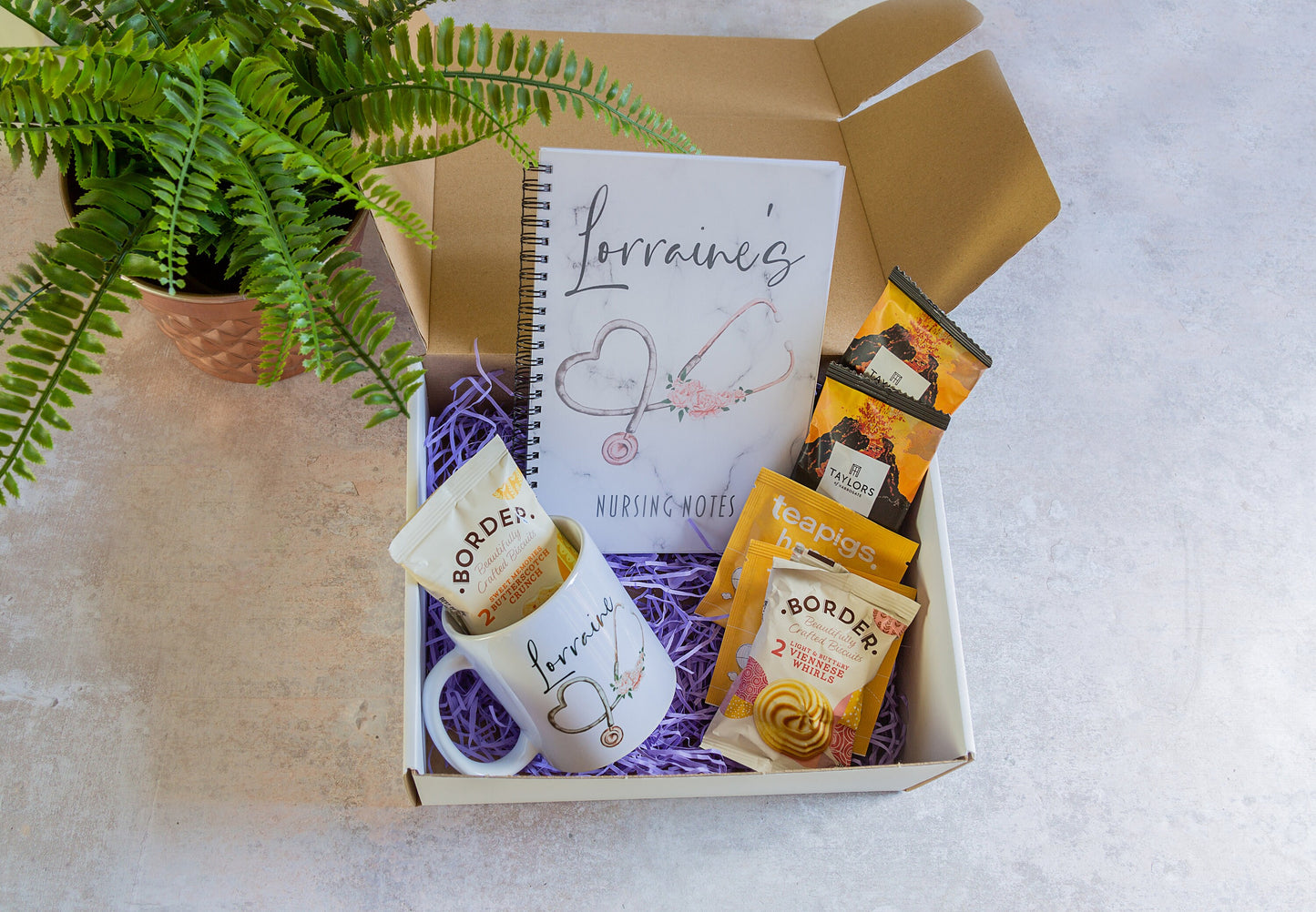 Personalised Nurse Gift with Mug and Notebook