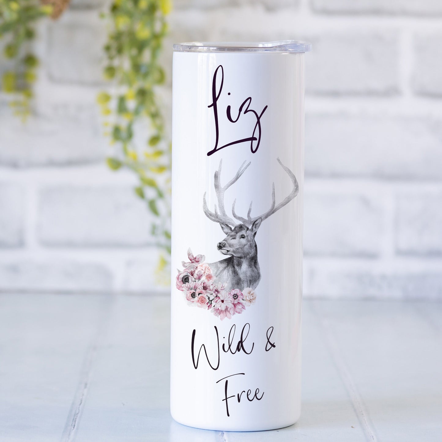 Animal Travel Mug | Giraffe Zebra Lion Tiger Wolf Llama Tumbler Cat Horse Leopard Stag