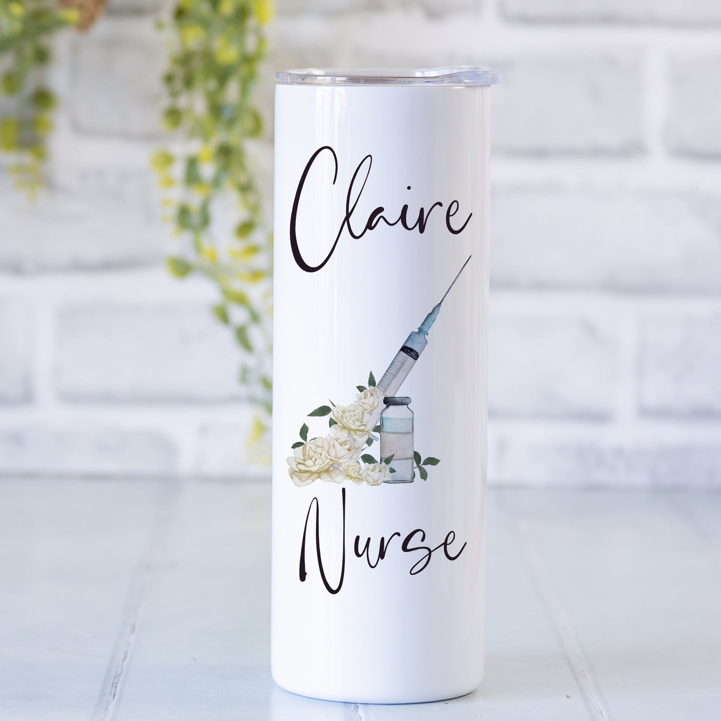 Personalised Nurse Travel Mug | Insulated Stainless Steel Tumbler