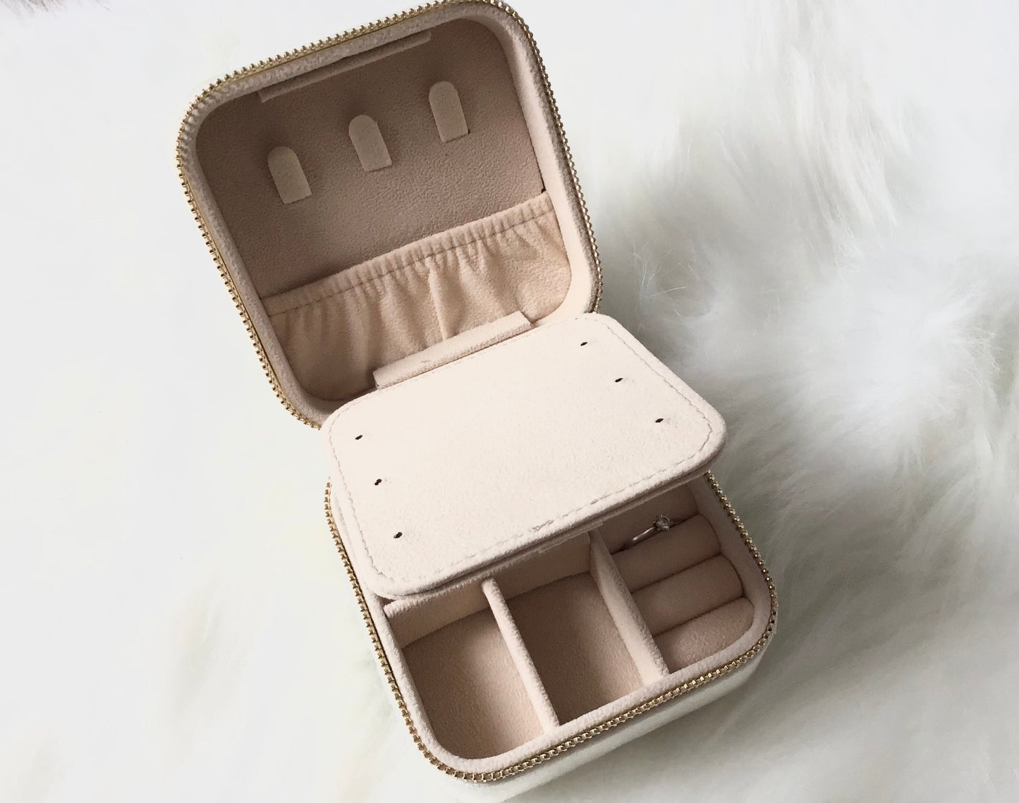 Personalised Velvet Jewellery Box