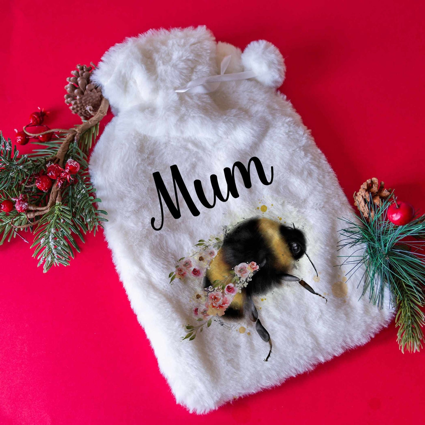 Bee Hot Water Bottle | Personalised Bee Gift