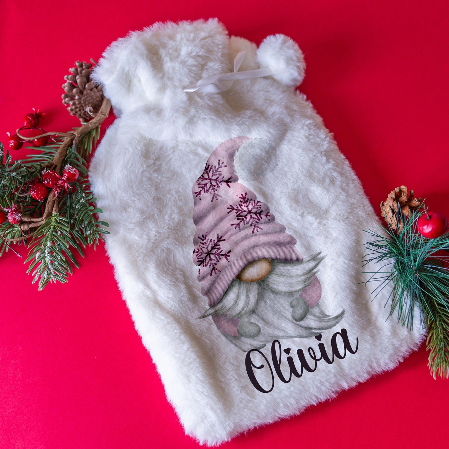 Hot Water Bottle with Plush Cover | Gonk Christmas Gift