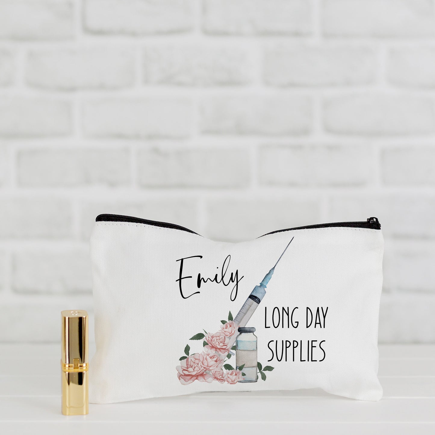Personalised Nurse Bag with Zip | Bag for Work Bits