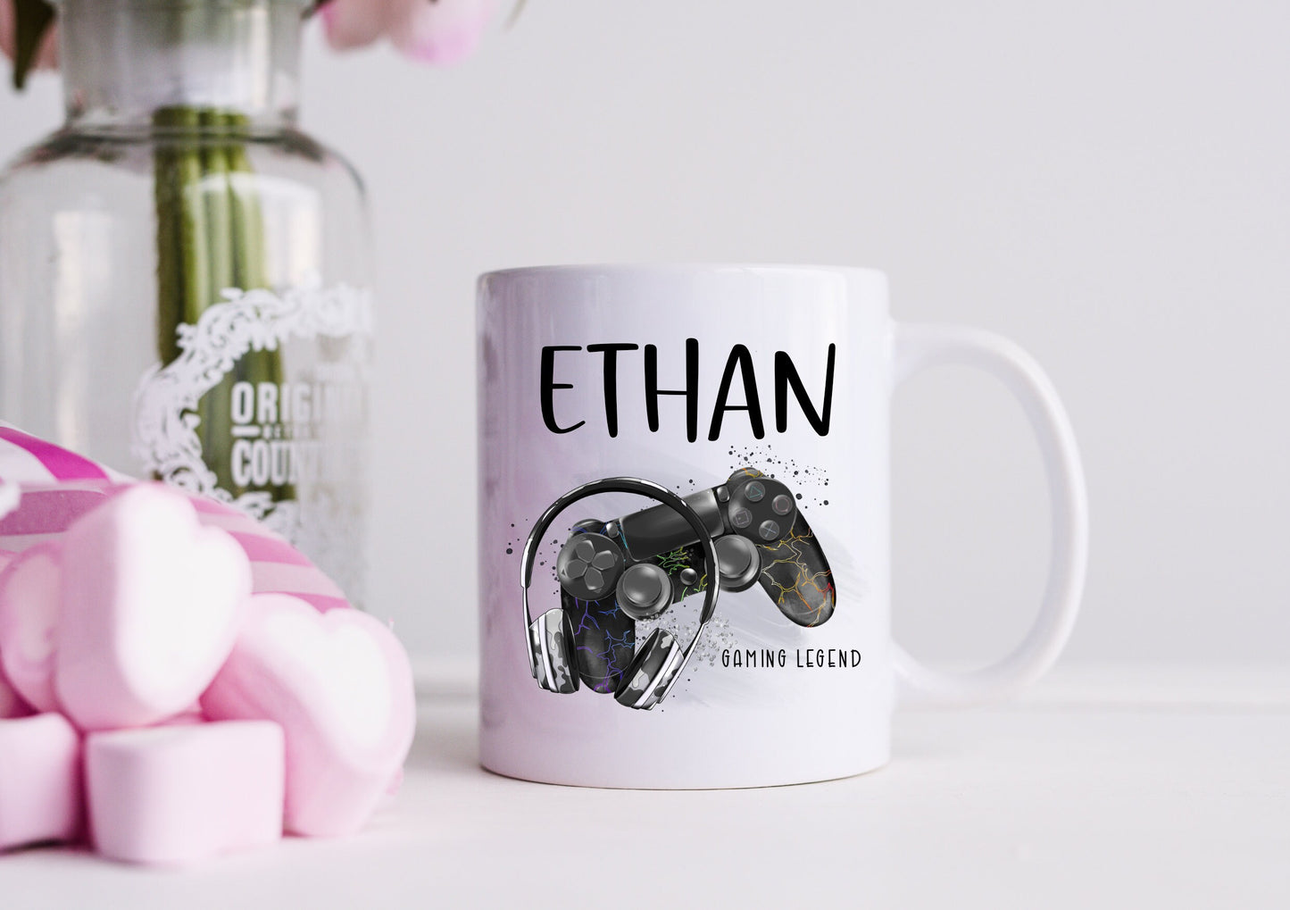 Personalised Gamer Mug for Him or Her | Gaming Gift
