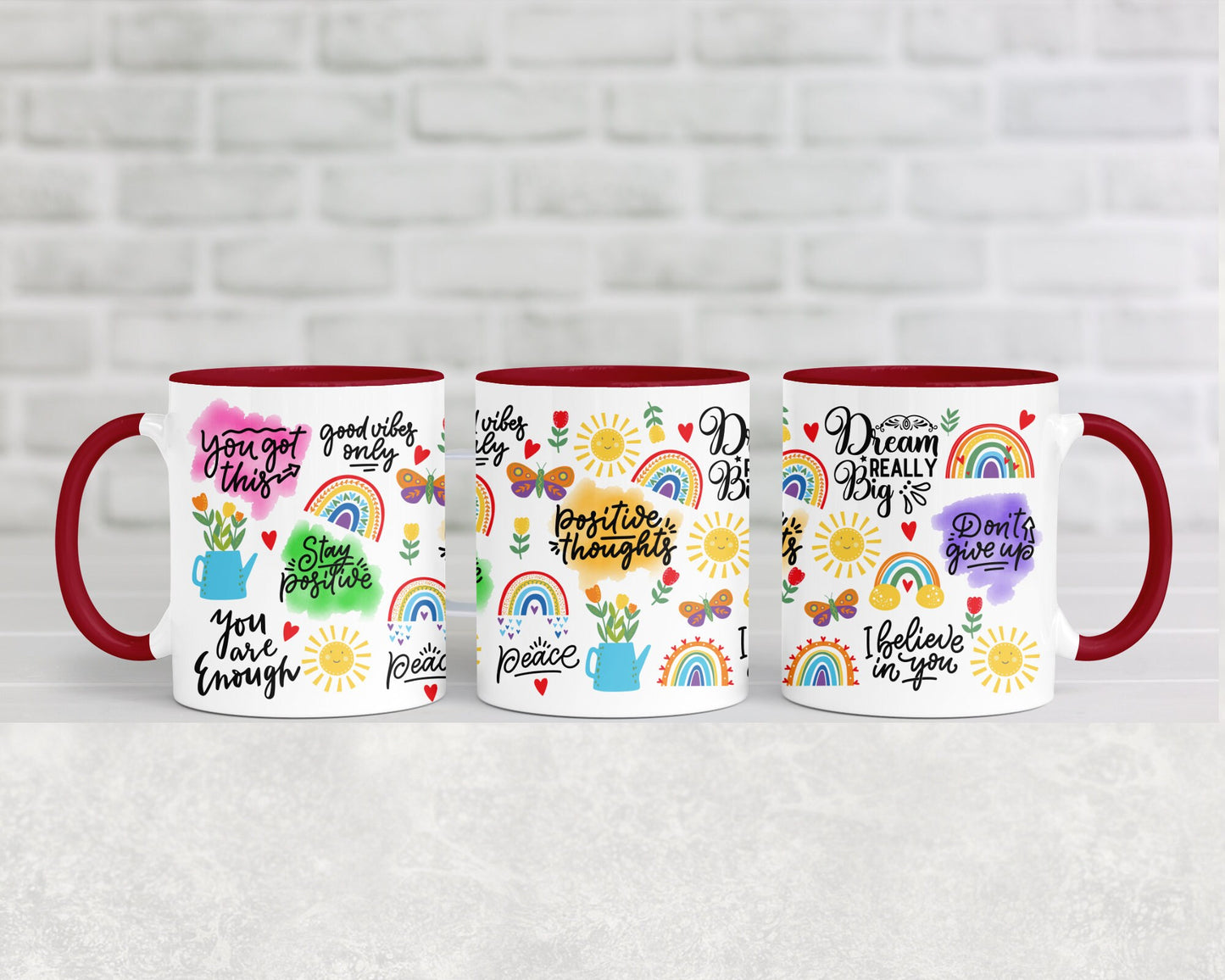 Positivity Mug with Daily Affirmations | Set Intentions