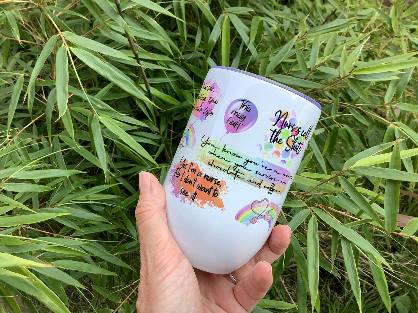 Nurse Wine Tumbler | Funny Nurse Affirmations