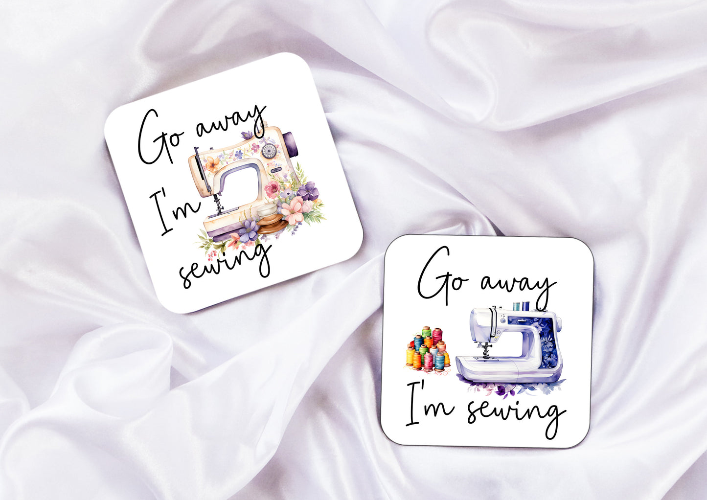 Sewing Mug Go Away I’m Sewing Funny Mug and/or Coaster