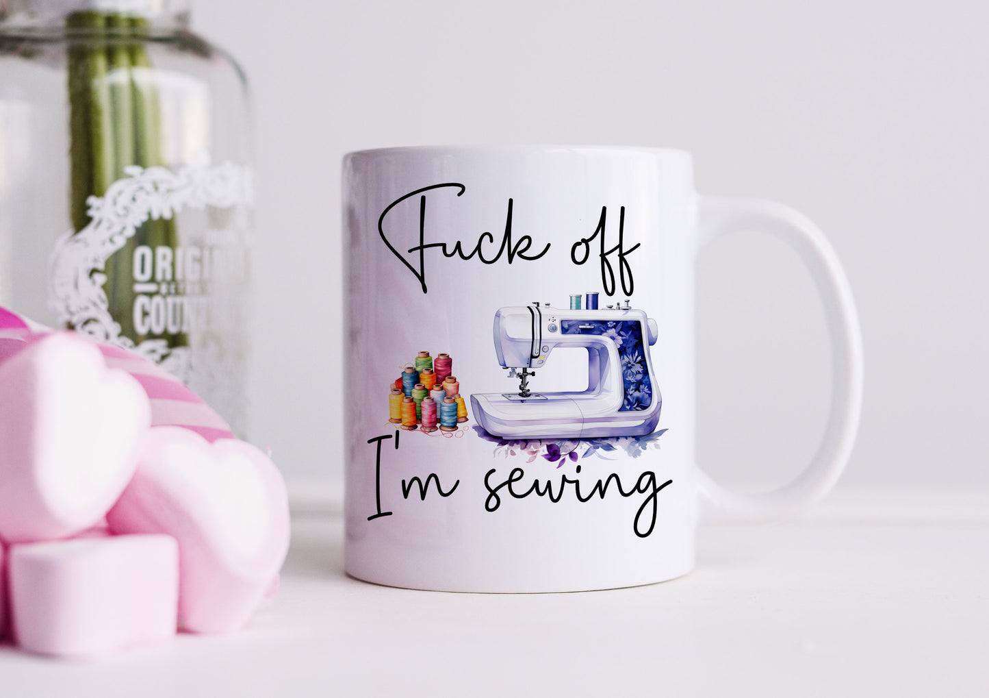 Sewing Mug Fuck Off I’m Sewing Funny Mug and/or Coaster