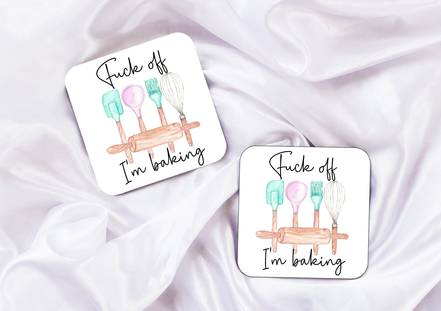 Baking Mug Fuck Off I’m Baking Funny Mug and/or Coaster