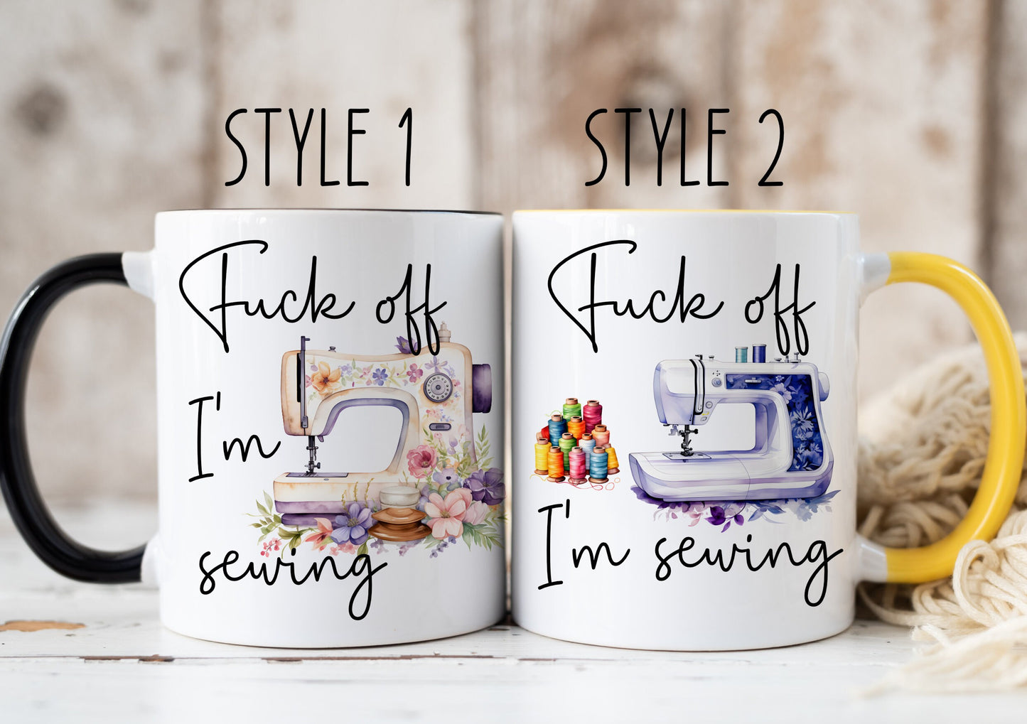 Sewing Mug Fuck Off I’m Sewing Funny Mug and/or Coaster