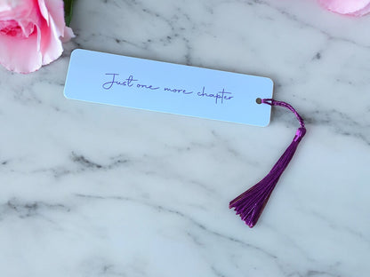 Personalised Bookmark with Tassel | Metal Book mark