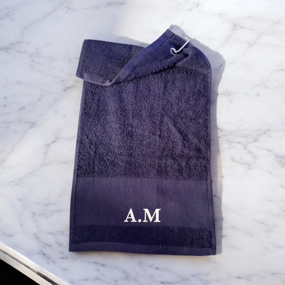 Personalised Golf Towel with Hook