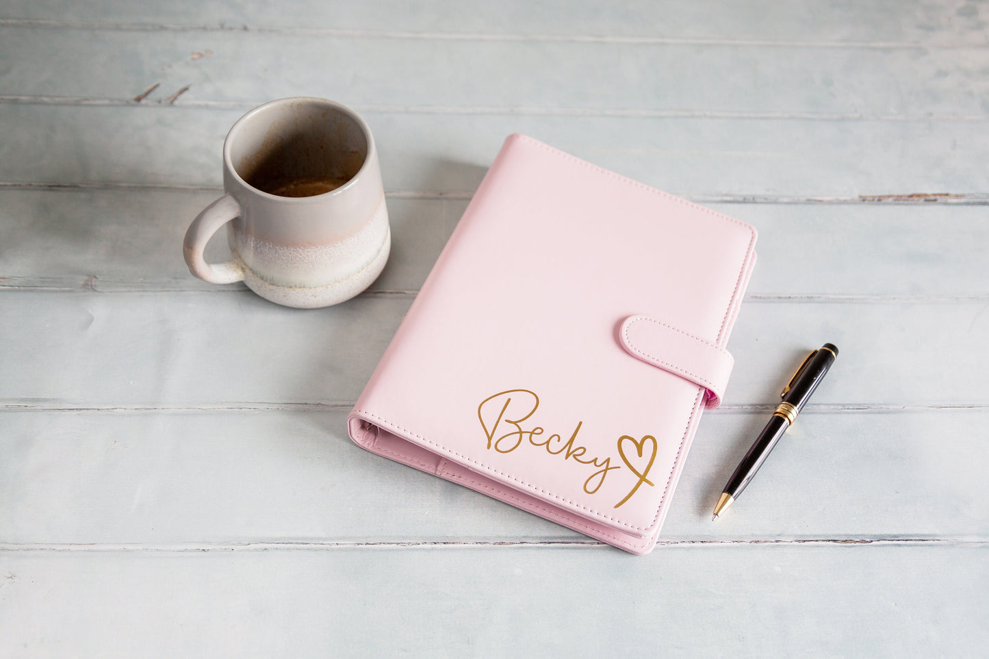 A5 Ring Binder | Personalised PU Leather Organiser/Planner