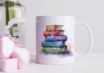 Fuck Off I’m Reading Book Lover Funny Mug and/or Coaster