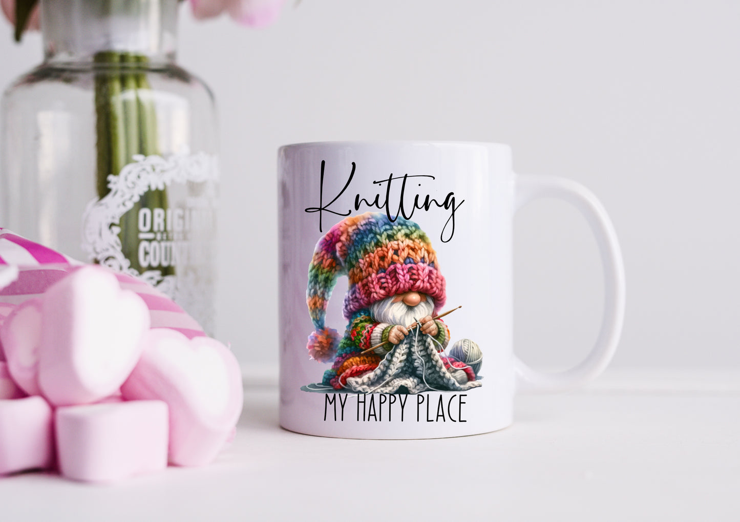 Knitting Gonk Mug Gift