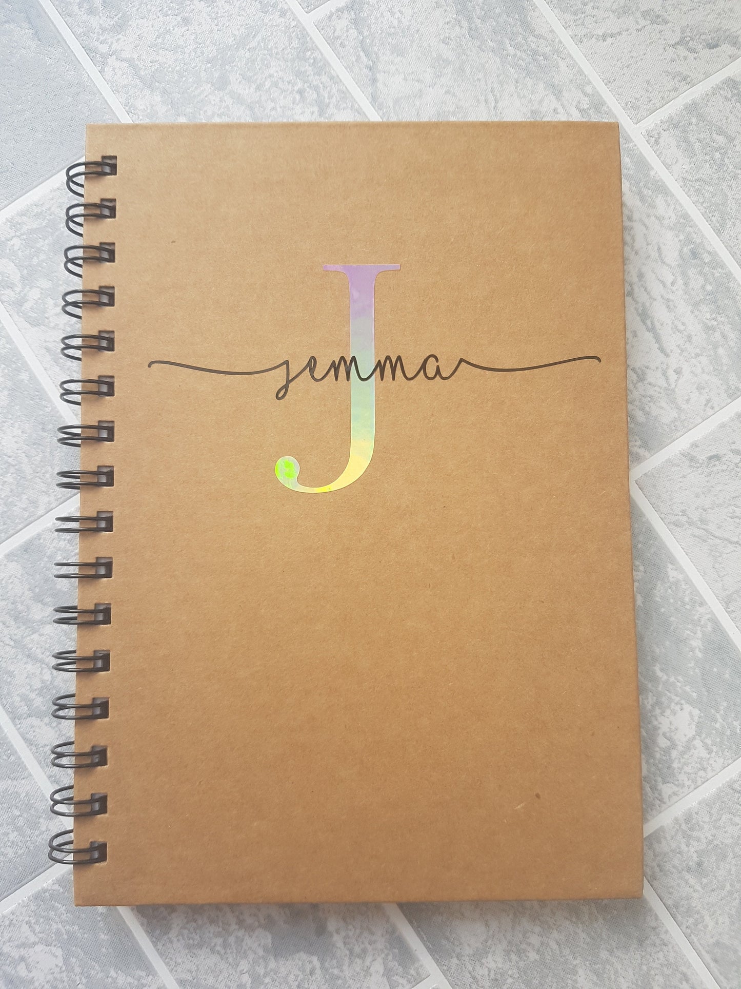 Personalised A5 Hardback Notebook with Optional Pen