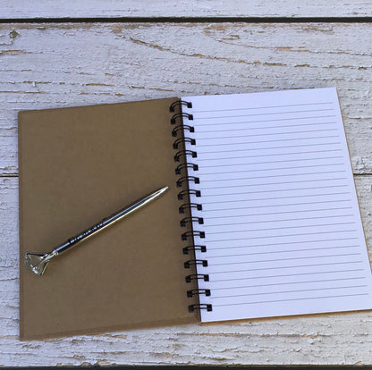 Personalised A5 Hardback Notebook with Optional Pen