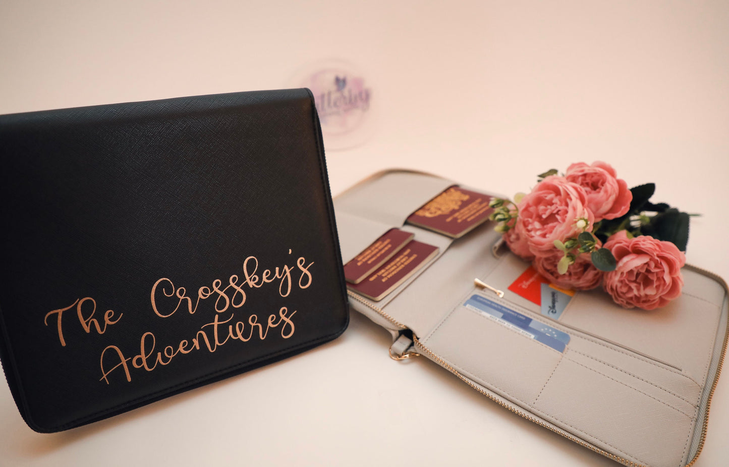 Personalised Travel Document Holder for Passports & Boarding Passes