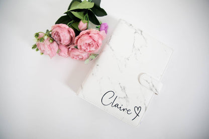 Personalised Marble A5 Binder with Lined Paper