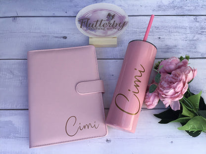 A5 Planner and Tumbler Set | Personalised Gift