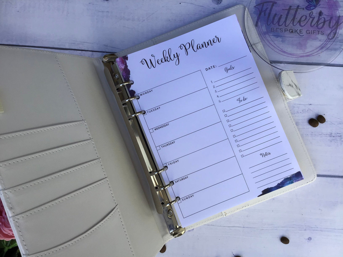 A5 Weekly Planner Inserts | Undated Diary Inserts