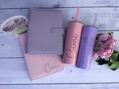 A5 Planner and Tumbler Set | Personalised Gift