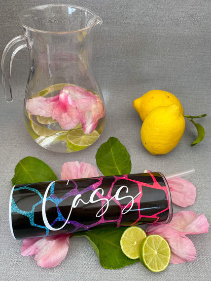 Animal Print Travel Mug | Tumbler with Name