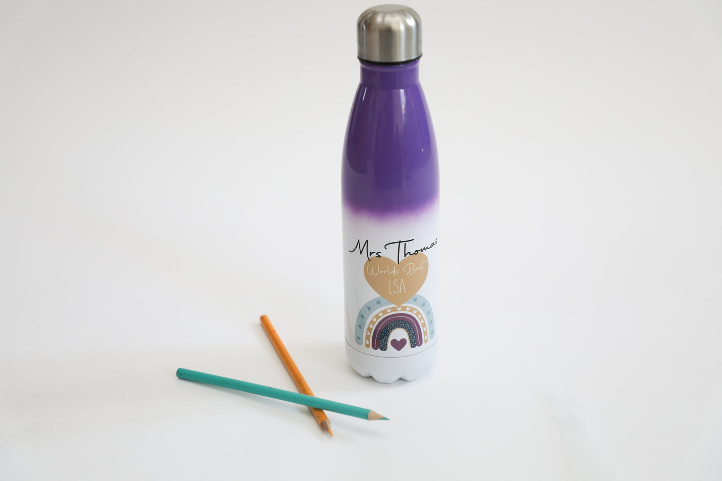 Personalised Teacher Water Bottle | TA Headteacher Gift