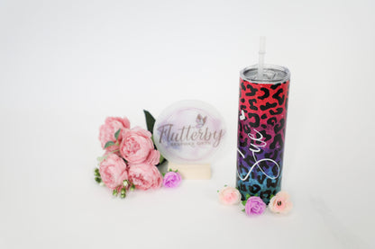 Animal Print Travel Mug | Tumbler with Name