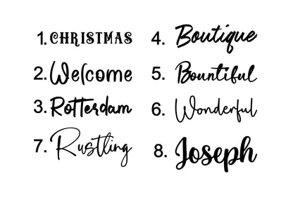 Christmas Personalised Glass Mug