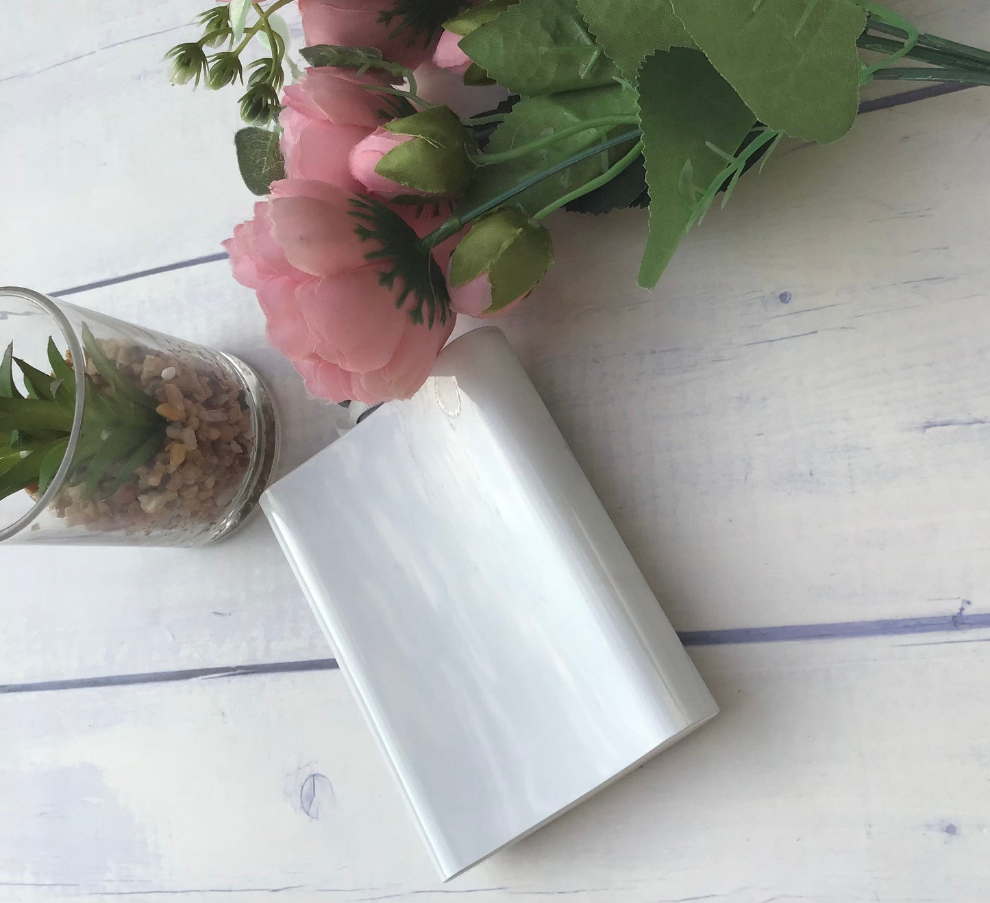 Personalised Ladies Hip Flask | White Hip Flask for Her