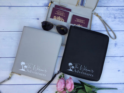 Personalised Travel Organiser for Family | Travel Document Folder