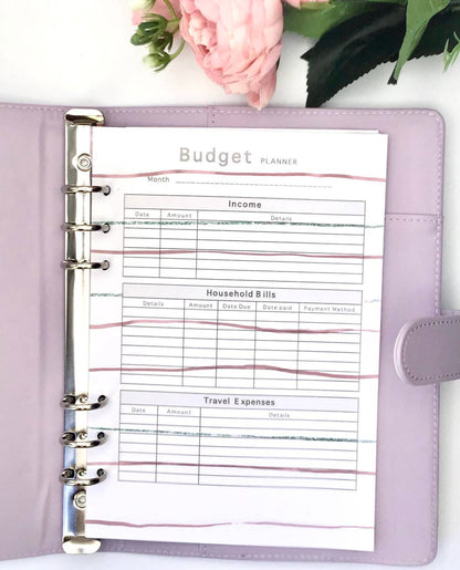 Finance and Budget Binder | Cash Saving System