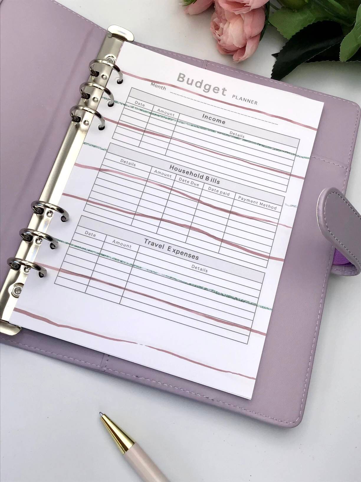 Finance and Budget Binder | Cash Saving System