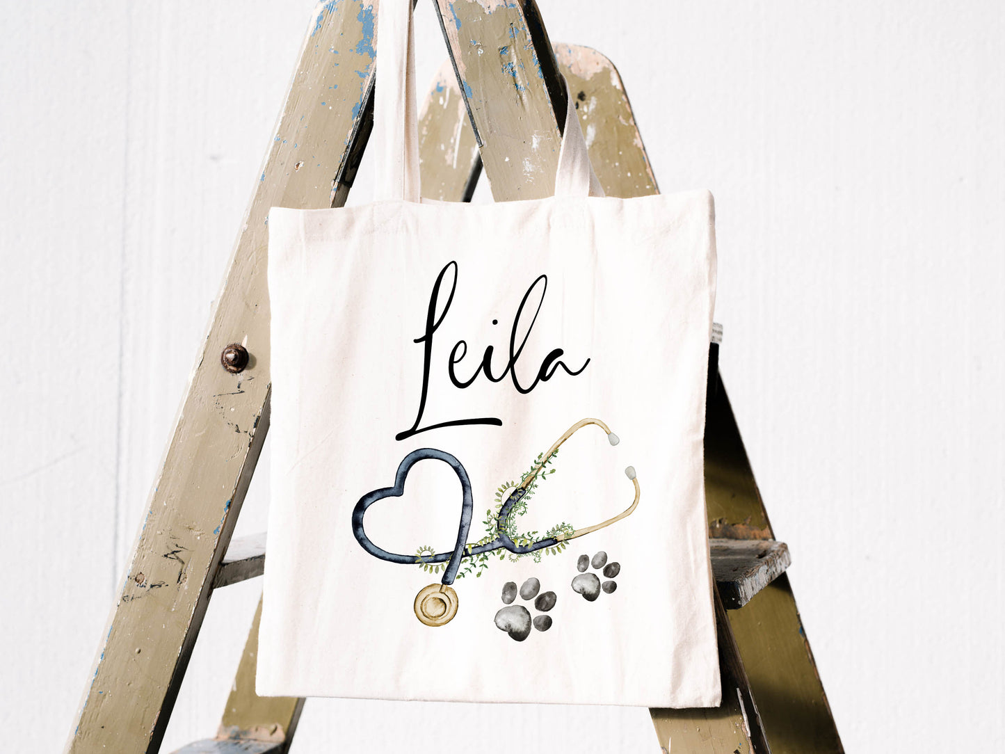 Vet Nurse Personalised Tote Bag | Gift for Student Veterinary Nurses