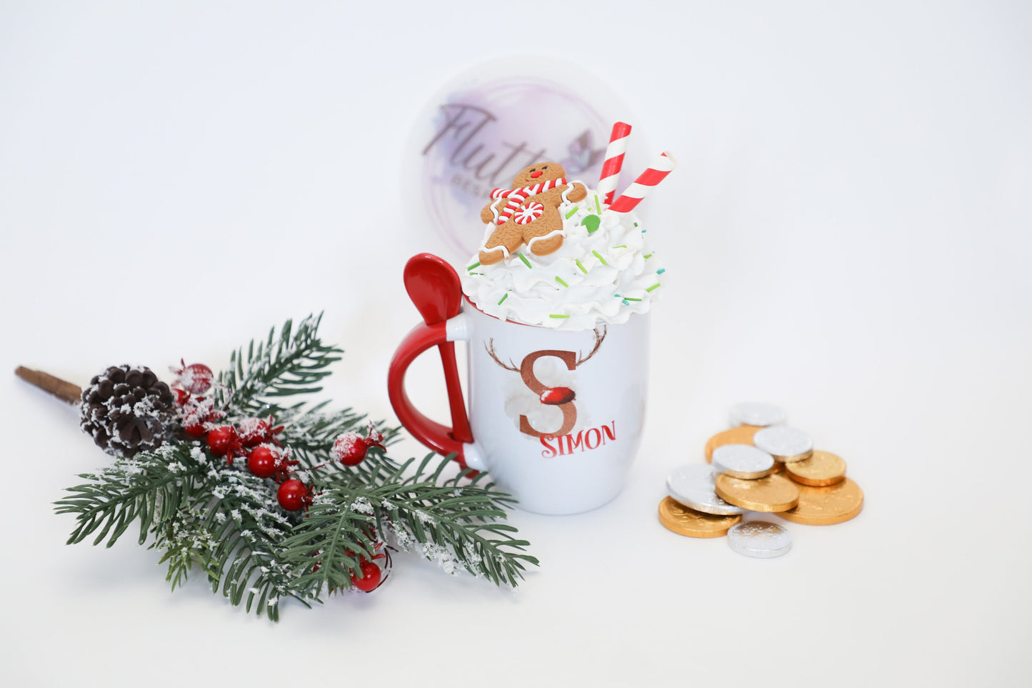 Personalised Hot Chocolate Christmas Mug