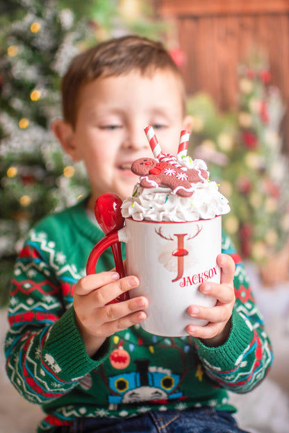 Personalised Hot Chocolate Christmas Mug