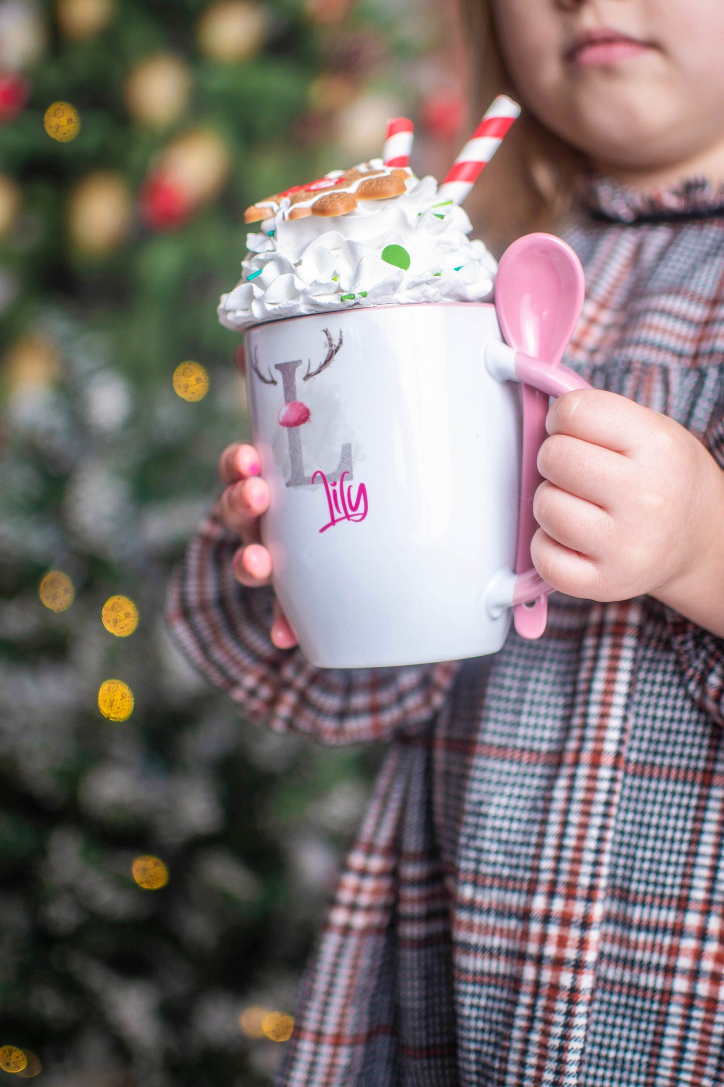 Personalised Hot Chocolate Christmas Mug