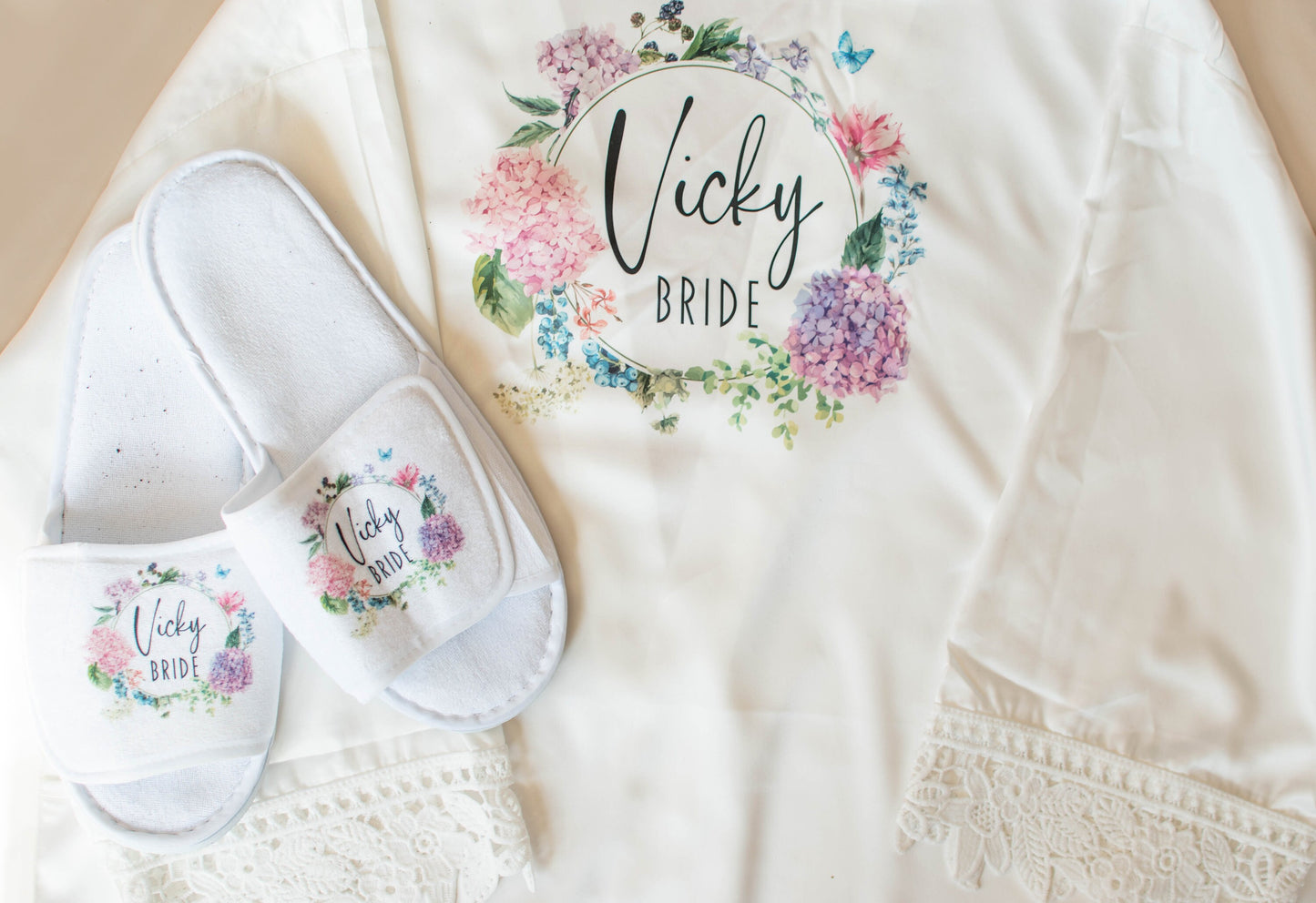 Bridal/Bridesmaid Robes | Personalised Satin Wedding Robes