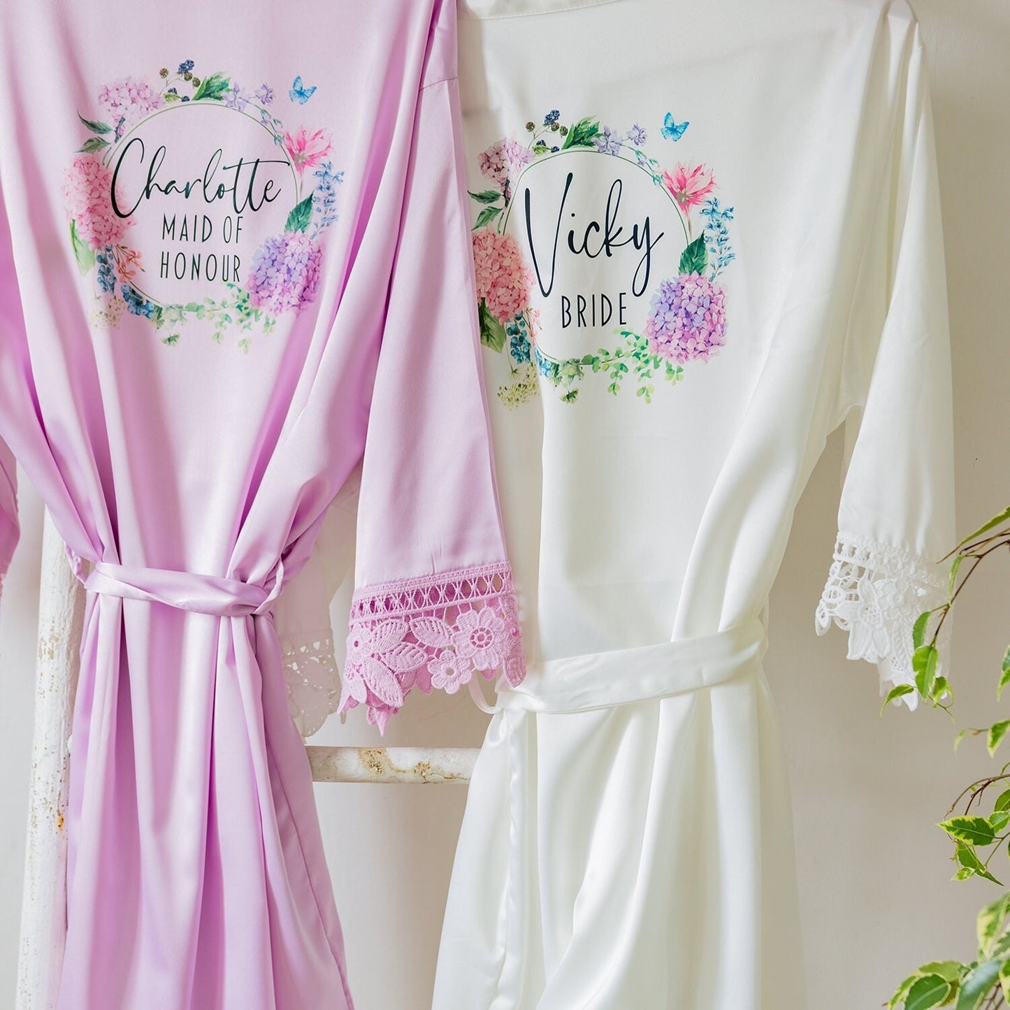 Bridal/Bridesmaid Robes | Personalised Satin Wedding Robes