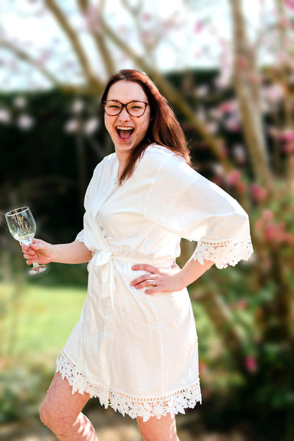 Bridal/Bridesmaid Robes | Personalised Satin Wedding Robes