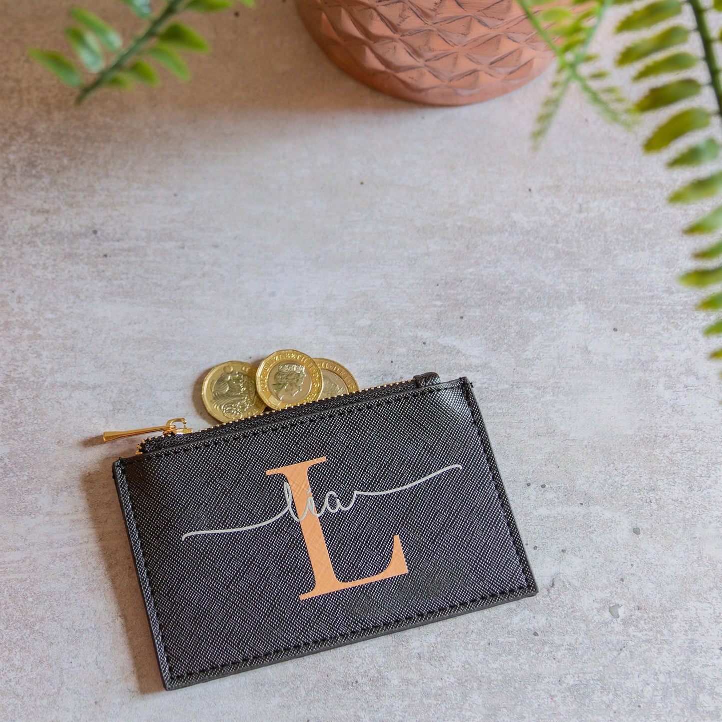 Personalised Card Holder and Coin Purse