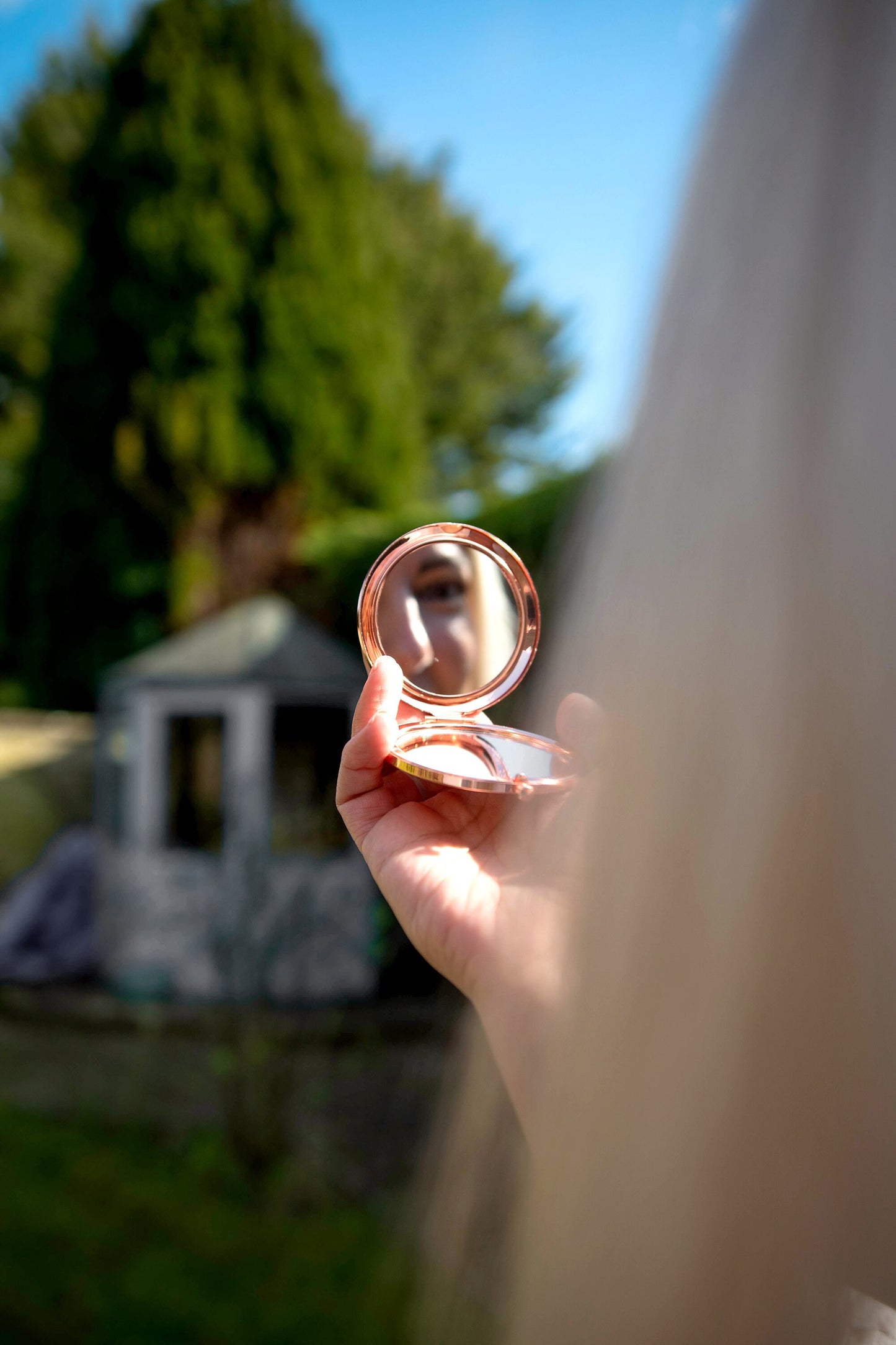 Sunflower Compact Mirror | Personalised Gift for Mum/Friend
