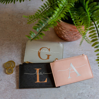 Personalised Card Holder and Coin Purse