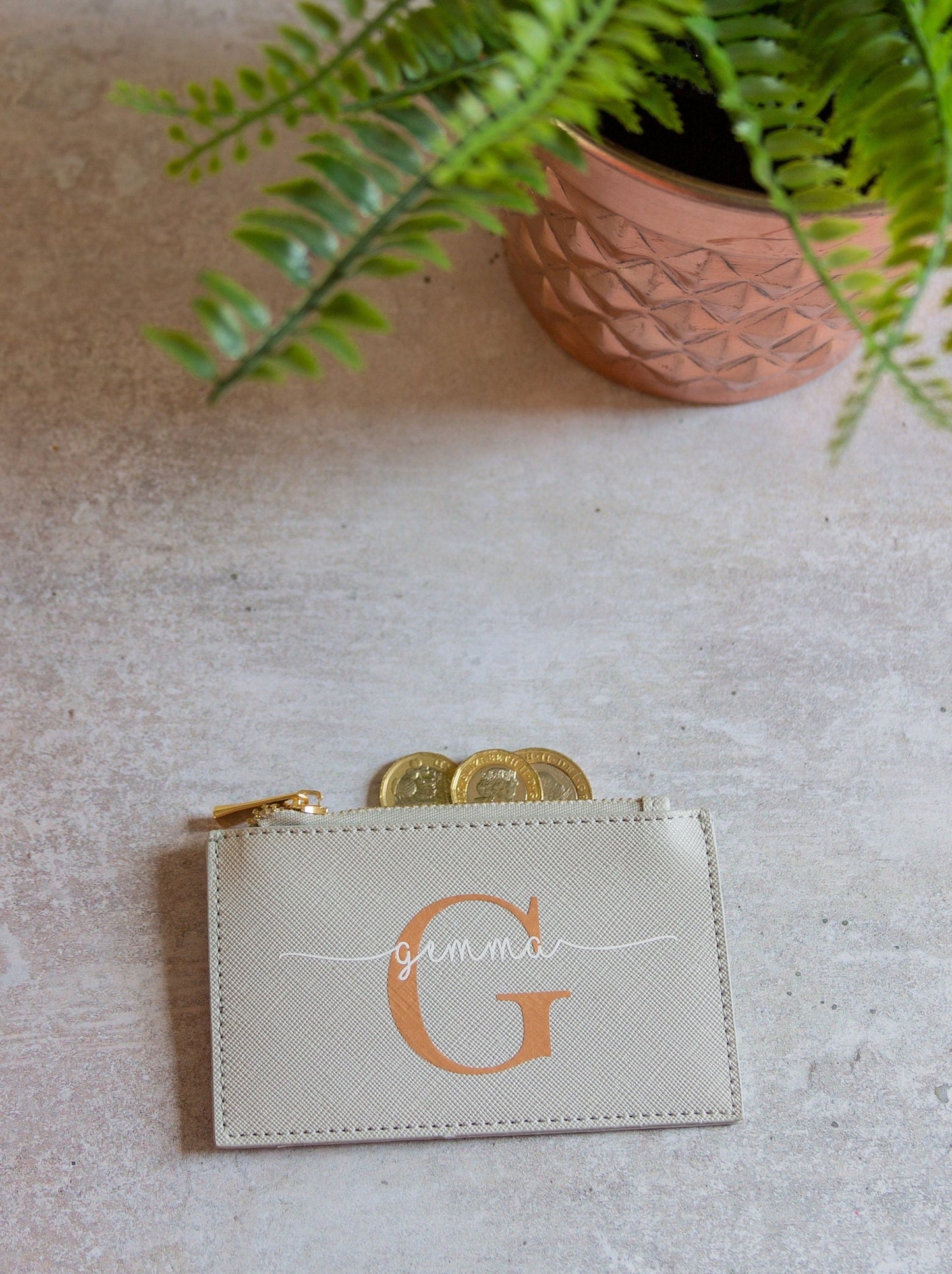 Personalised Card Holder and Coin Purse